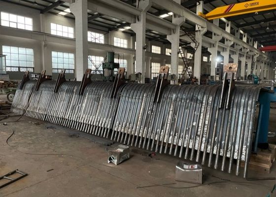 जल शीतलन बॉयलर झिल्ली दीवार ट्यूब आकार 38 - 76Mm मिश्र धातु स्टील