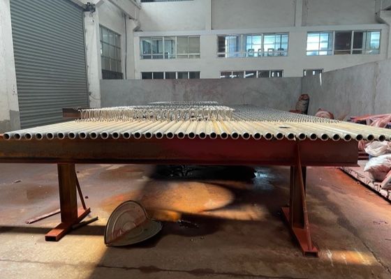 फ्लैंज कनेक्शन बॉयलर स्पेयर पार्ट्स कार्बन स्टील पानी की दीवार में बॉयलर