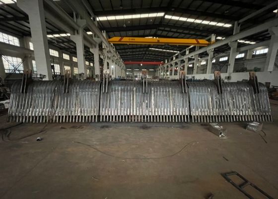 जल शीतलन बॉयलर झिल्ली दीवार ट्यूब आकार 38 - 76Mm मिश्र धातु स्टील
