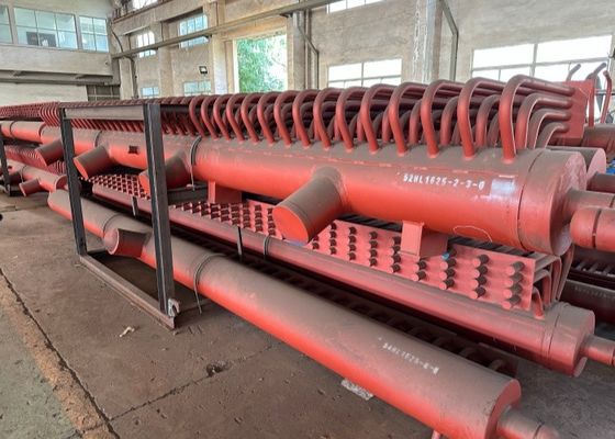 लंबाई 23000mm बॉयलर भाप हेडर हीट एक्सचेंजर पानी ट्यूब