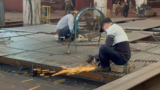 उच्च गर्मी हस्तांतरण दक्षता हीटिंग सतह के लिए बॉयलर झिल्ली दीवार