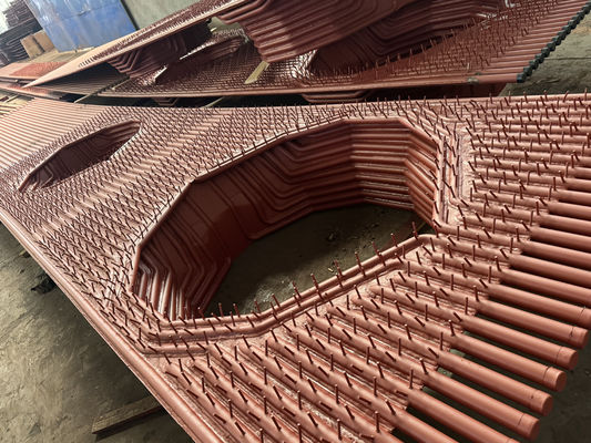 उच्च दबाव पेंटिंग झिल्ली जल दीवार बॉयलर उच्च लचीलापन के साथ